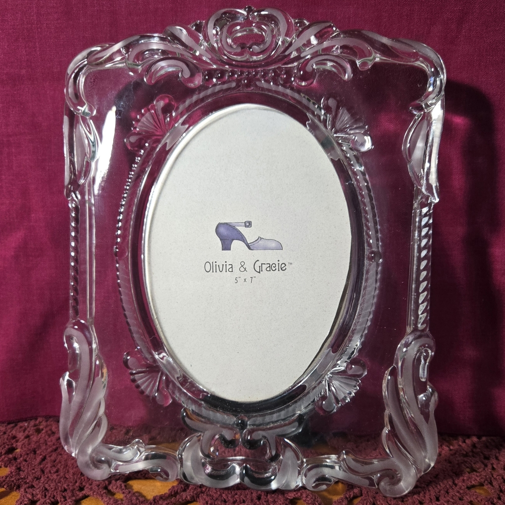 Clear Glass Photo Frame